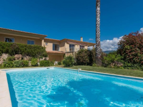 Panoramic view over the sea with private swimming pool